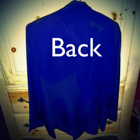 Royal Blue Jacket Embellished - Picture 4 of 12